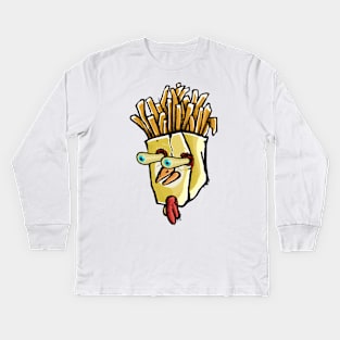 Chicken Fry Kids Long Sleeve T-Shirt